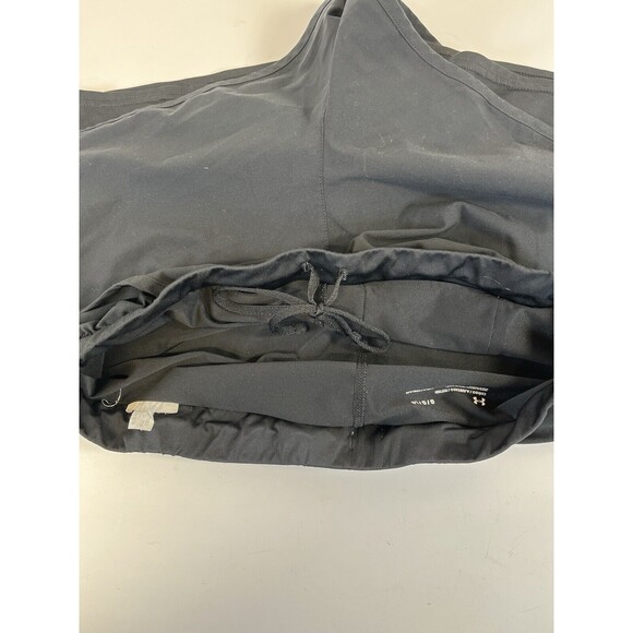 Under Armour Running Shorts. Black.Womens Sz Large Heat Gear. Loose Fit. Pockets - Picture 5 of 8